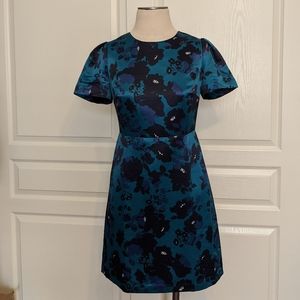Draper James Teal Floral Dress